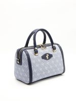 Silver & Polo Blue - SP1091 Women's Handbag
