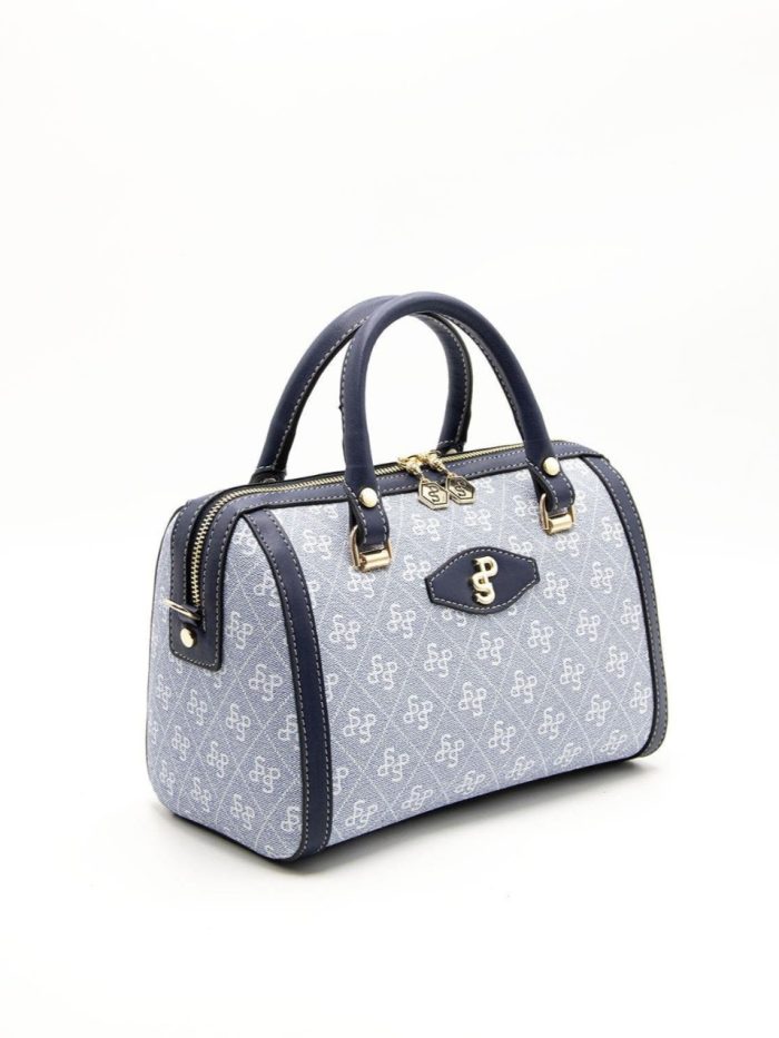 ⁦Silver & Polo Blue - SP1091 Women's Handbag⁩ - الصورة ⁦1⁩