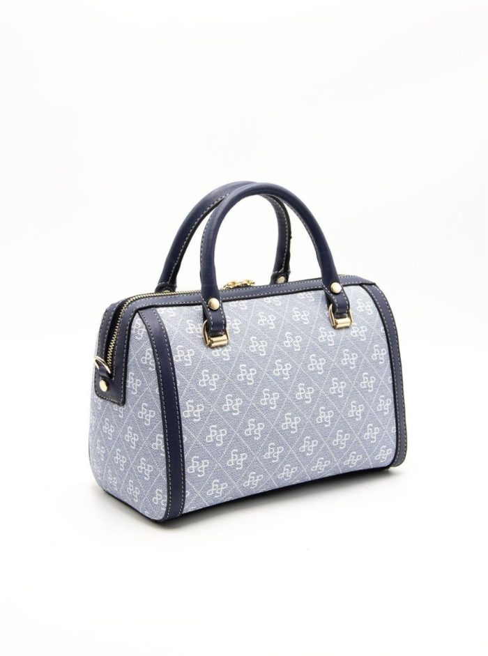 ⁦Silver & Polo Blue - SP1091 Women's Handbag⁩ - الصورة ⁦2⁩