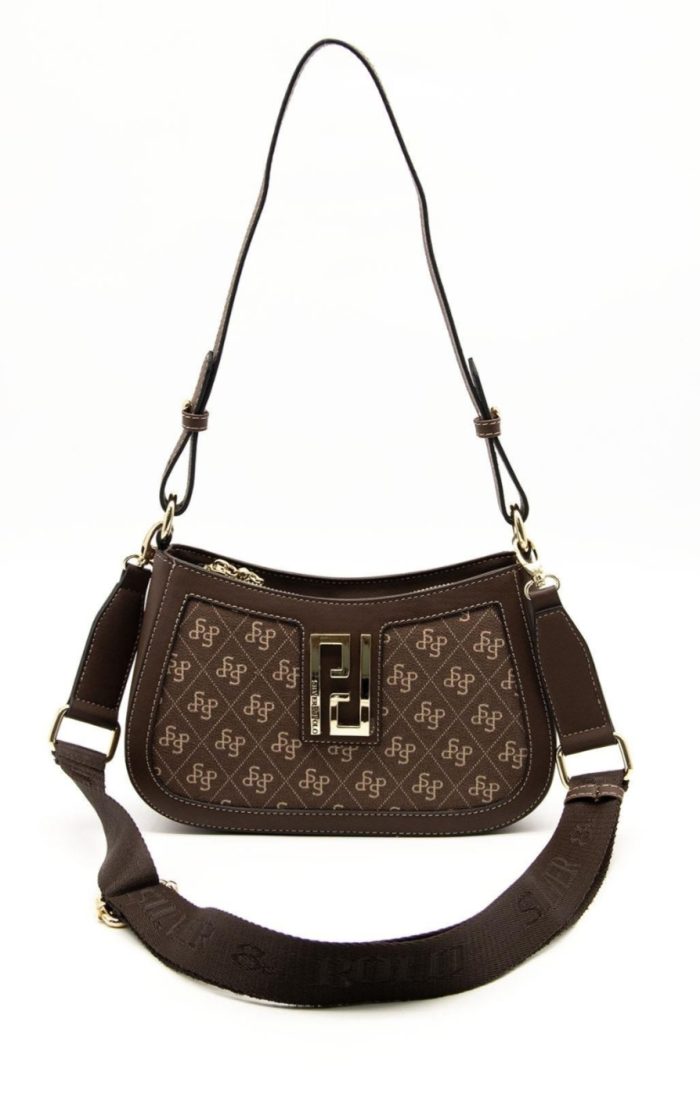 ⁦Silver & Polo Brown SP1132 Women's Crossbody Bag⁩ - الصورة ⁦2⁩