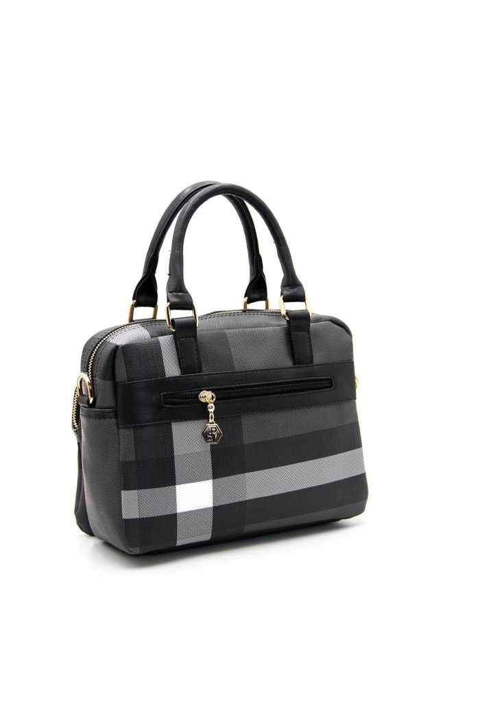 ⁦Silver & Polo - Black SP1018 Women's Handbag⁩ - الصورة ⁦3⁩