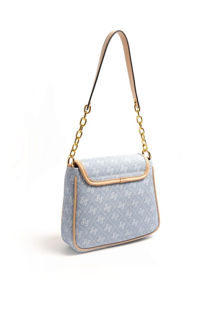 ⁦Silver & Polo Blue - Nut SP1147 Women's Shoulder Bag⁩ - الصورة ⁦3⁩
