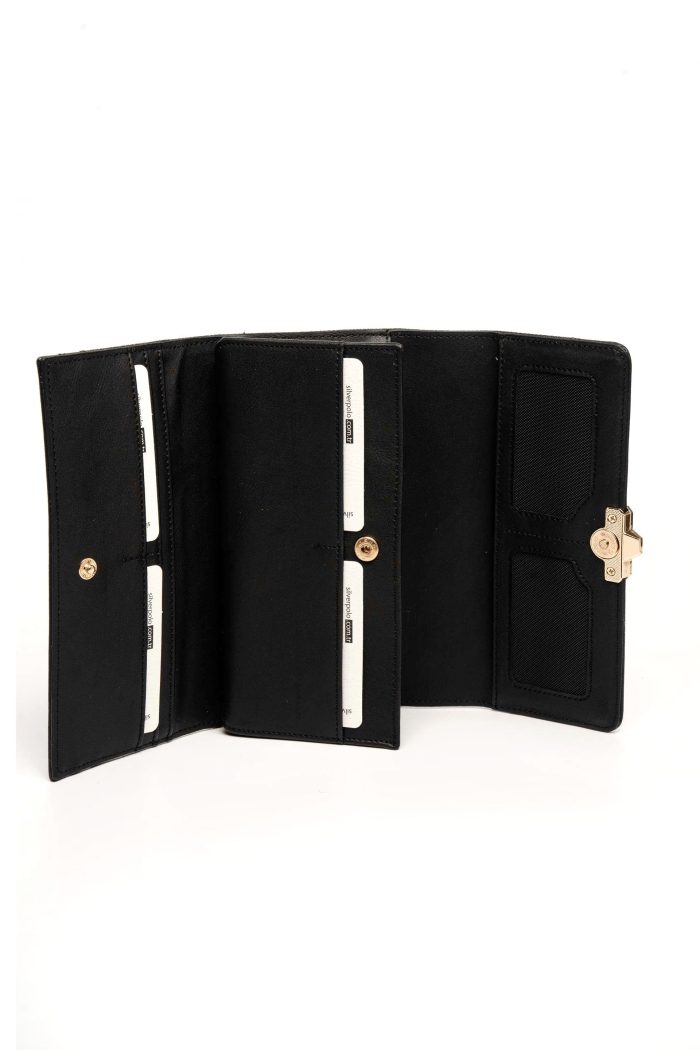 ⁦Silver & Polo Black SP979 Women's Wallet & Card Holder⁩ - الصورة ⁦3⁩