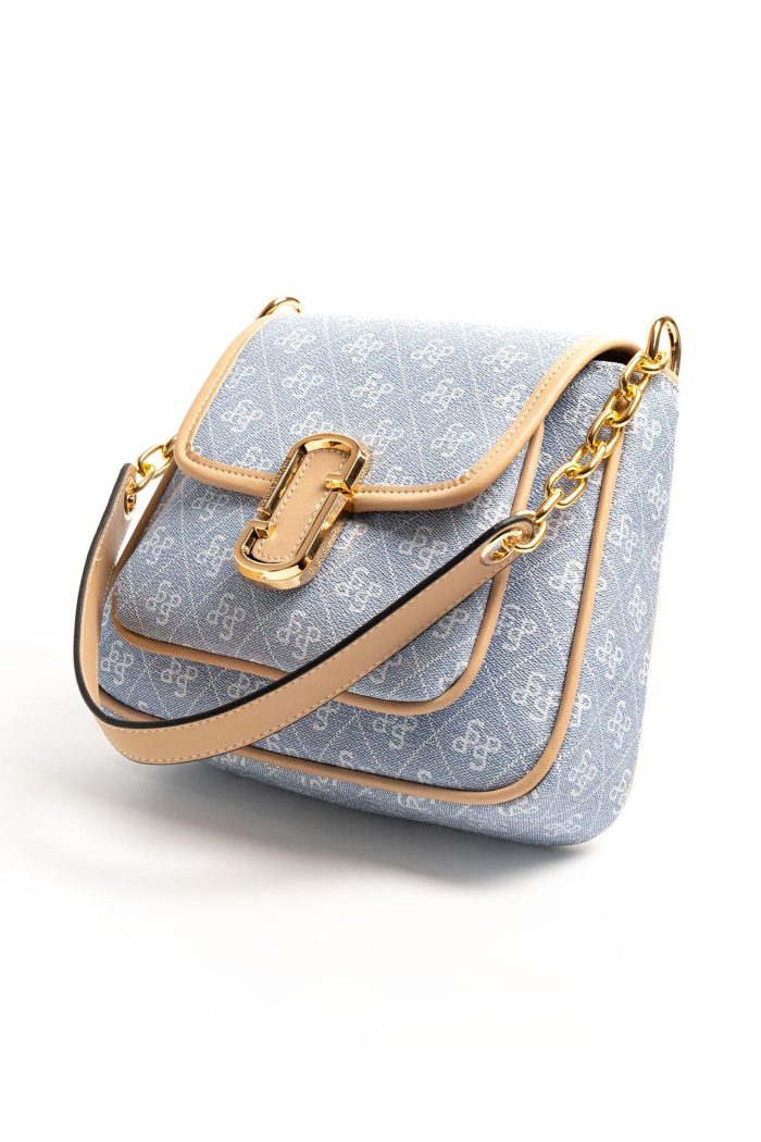 ⁦Silver & Polo Blue - Nut SP1147 Women's Shoulder Bag⁩ - الصورة ⁦1⁩