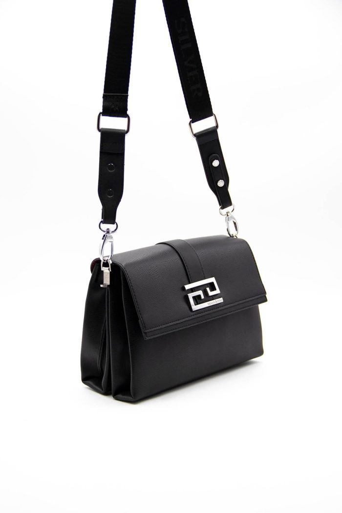 ⁦Silver&Polo Black - Black SP1009 Women's Crossbody Bag⁩ - الصورة ⁦1⁩