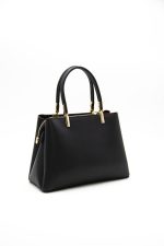 ⁦Silver & Polo Black - Black SP1098 Women's Handbag⁩ - الصورة ⁦2⁩
