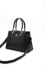 ⁦Silver & Polo Black - Black SP1098 Women's Handbag⁩ - الصورة ⁦4⁩