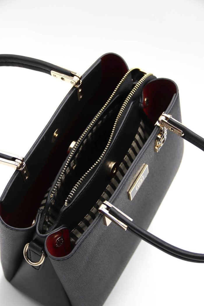 ⁦Silver & Polo Black - Black SP1098 Women's Handbag⁩ - الصورة ⁦3⁩
