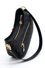 ⁦Silver Polo 1167 Women's Shoulder Bag Black⁩ - الصورة ⁦3⁩