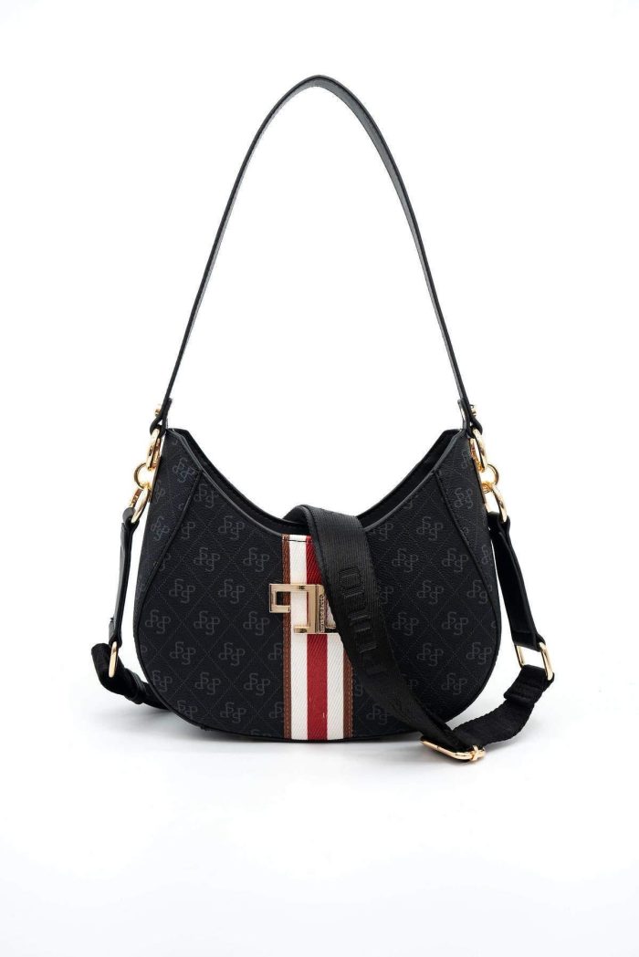 ⁦Silver Polo 1167 Women's Shoulder Bag Black⁩ - الصورة ⁦2⁩