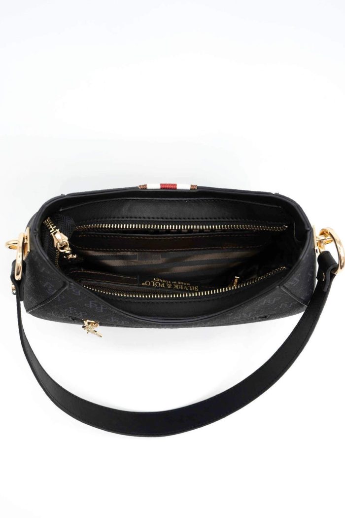 ⁦Silver Polo 1167 Women's Shoulder Bag Black⁩ - الصورة ⁦4⁩