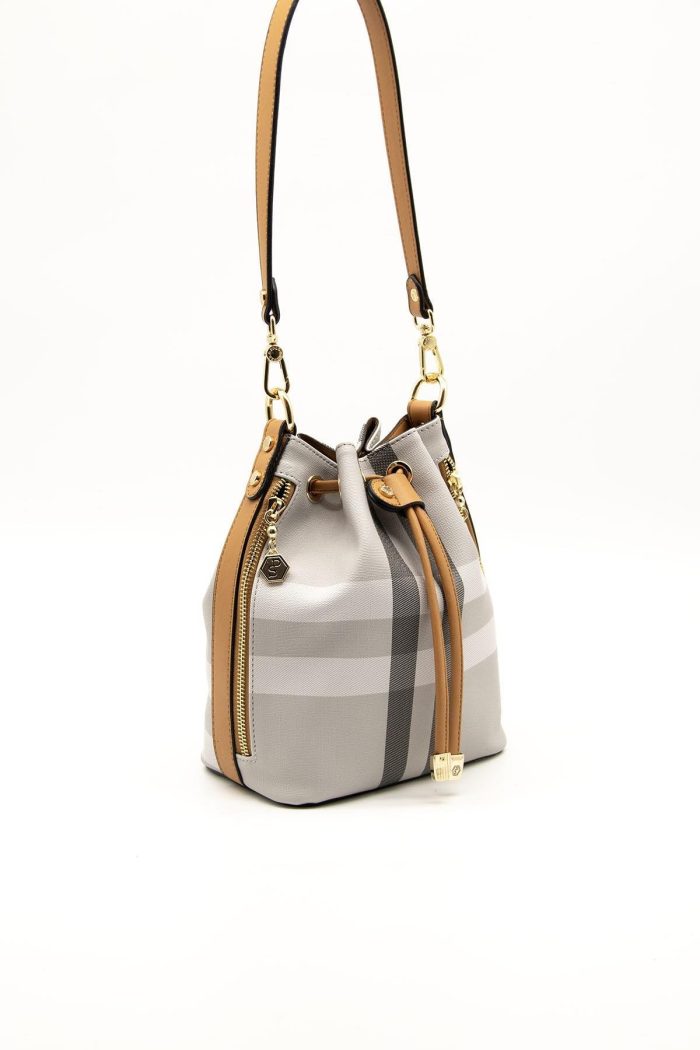 ⁦Silver & Polo -Light Grey SP1137 Women's Shoulder Bag⁩ - الصورة ⁦2⁩