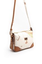 ⁦Silver & Polo Beige - Light Brown SP784 Women's Crossbody Bag⁩ - الصورة ⁦2⁩