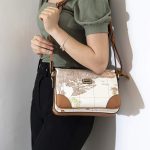 Silver & Polo Beige - Light Brown SP784 Women's Crossbody Bag