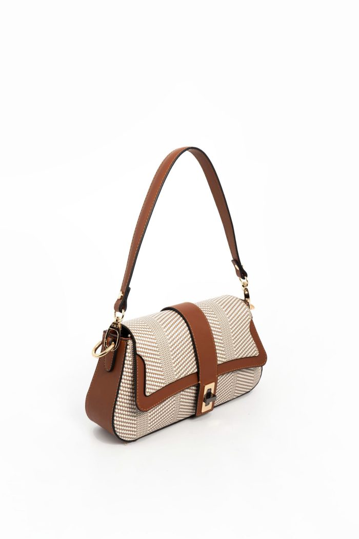 ⁦Silver & Polo -Beige SP1177 Women's Shoulder Bag⁩ - الصورة ⁦4⁩