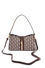 ⁦Silver & Polo Brown - Nut SP1102 Women's Shoulder Bag⁩ - الصورة ⁦4⁩