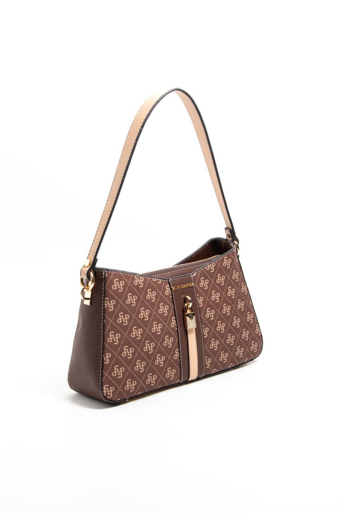 ⁦Silver&Polo Brown SP1102 Women's Shoulder Bag⁩ - الصورة ⁦2⁩
