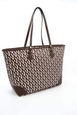 ⁦Silver & Polo Brown SP1169 Women's Shoulder Shopper Bag⁩ - الصورة ⁦2⁩