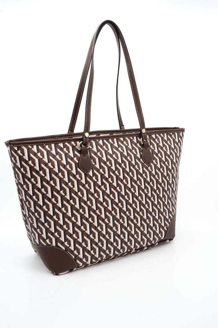 ⁦Silver & Polo Brown SP1169 Women's Shoulder Shopper Bag⁩ - الصورة ⁦2⁩