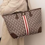 Silver & Polo Brown SP1169 Women's Shoulder Shopper Bag