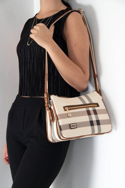 Silver&Polo Cream - Tan SP818 Women's Crossbody Bag