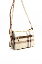 ⁦Silver&Polo Cream - Tan SP818 Women's Crossbody Bag⁩ - الصورة ⁦2⁩