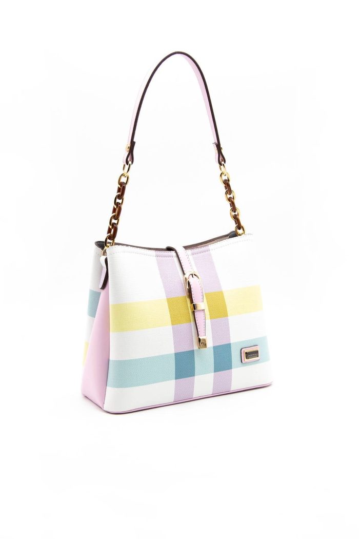 ⁦Silver & Polo Lilac - Pink SP974 Women's Shoulder Bag⁩ - الصورة ⁦1⁩