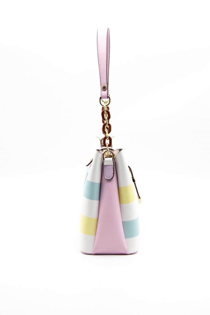 ⁦Silver & Polo Lilac - Pink SP974 Women's Shoulder Bag⁩ - الصورة ⁦2⁩