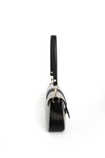 ⁦Silver & Polo Black White - Black SP1177 Women's Shoulder Bag⁩ - الصورة ⁦3⁩