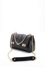 Silver & Polo Black - Black SP1139 Women's Crossbody Bag