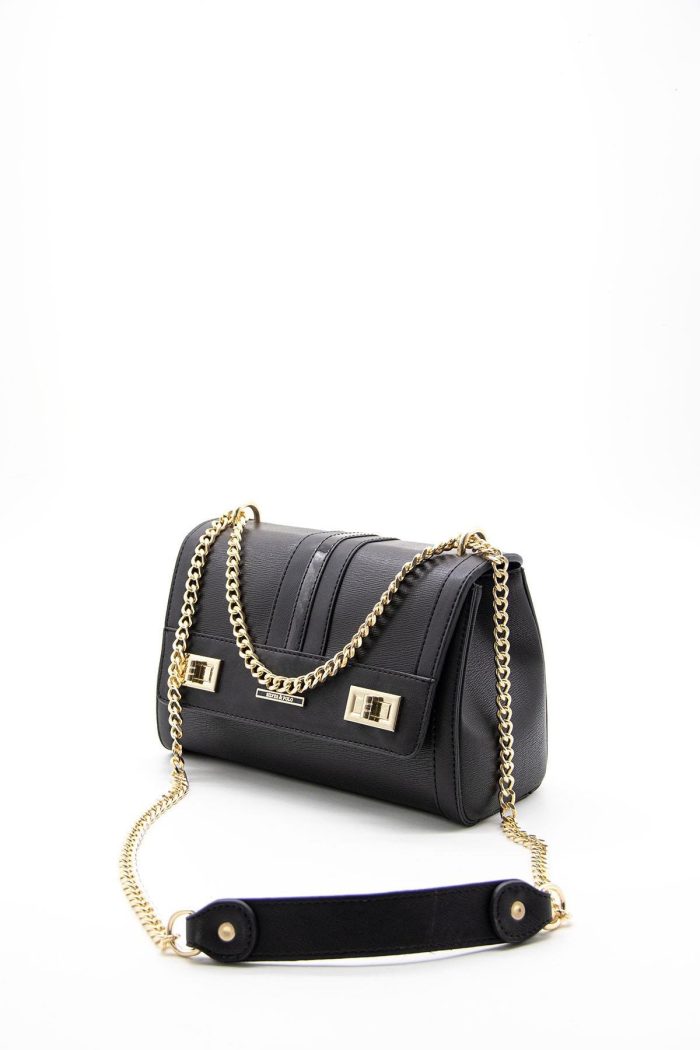 ⁦Silver & Polo Black - Black SP1139 Women's Crossbody Bag⁩ - الصورة ⁦1⁩