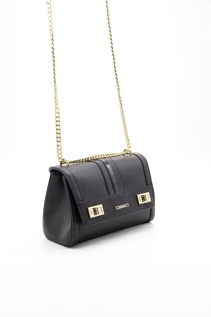 ⁦Silver & Polo Black - Black SP1139 Women's Crossbody Bag⁩ - الصورة ⁦3⁩
