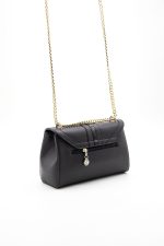 ⁦Silver & Polo Black - Black SP1139 Women's Crossbody Bag⁩ - الصورة ⁦4⁩
