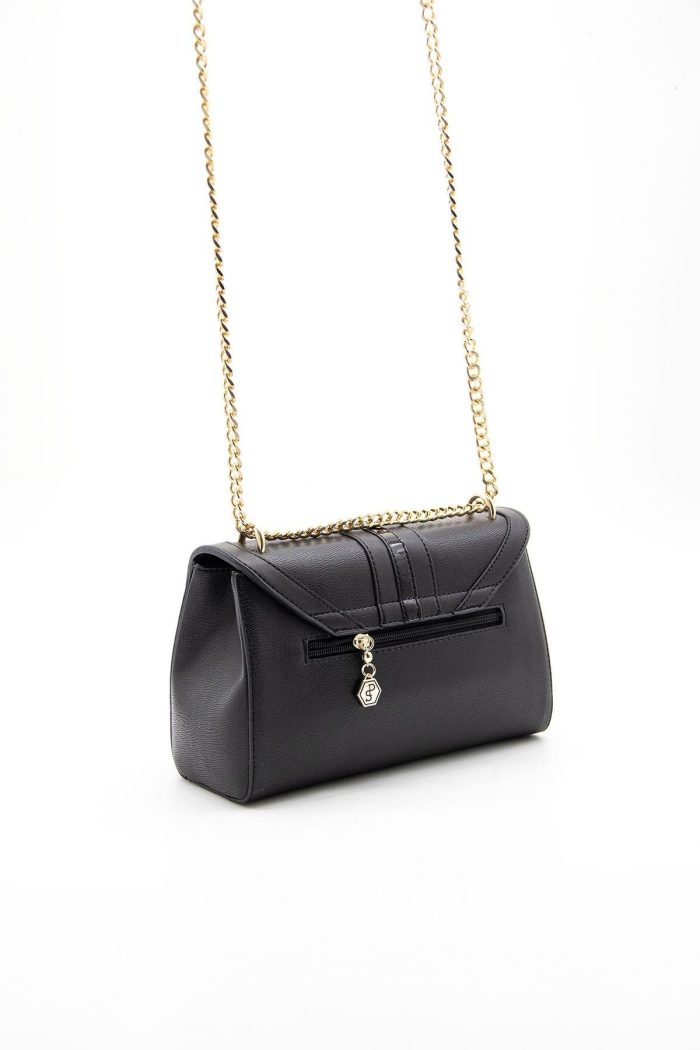 ⁦Silver & Polo Black - Black SP1139 Women's Crossbody Bag⁩ - الصورة ⁦4⁩
