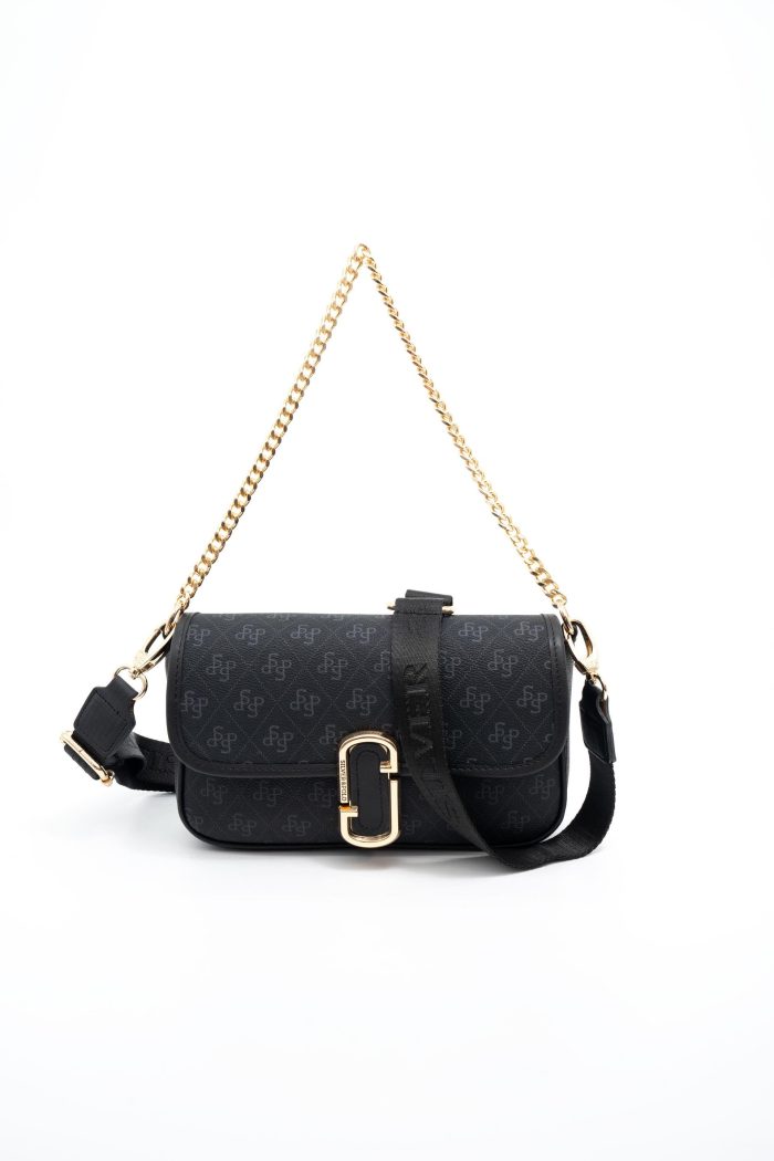 ⁦Silver & Polo Black SP1171 Women's Shoulder Bag⁩ - الصورة ⁦3⁩