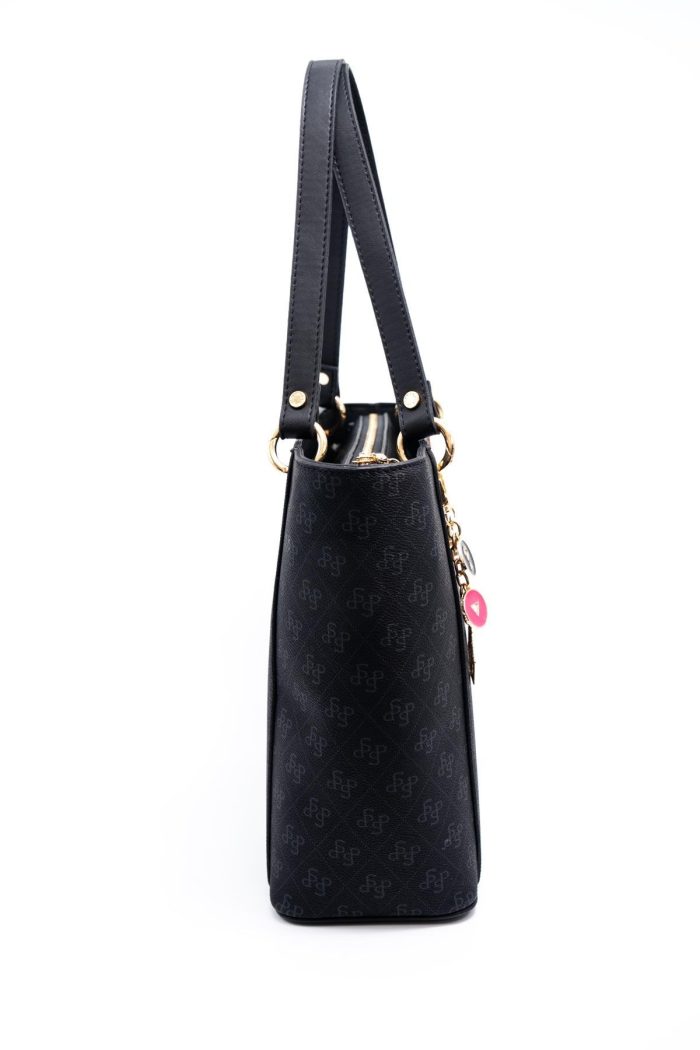 ⁦Silver & Polo -Black SP1176 Women's Shoulder Bag⁩ - الصورة ⁦3⁩