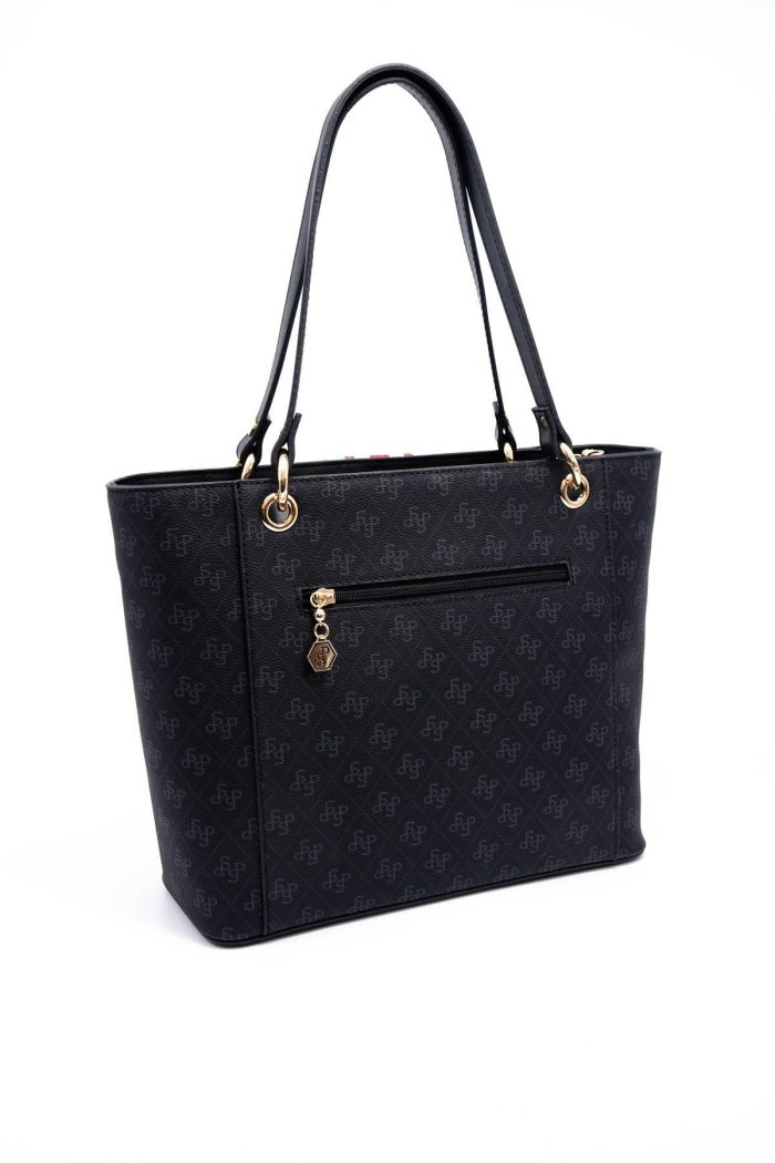 ⁦Silver & Polo -Black SP1176 Women's Shoulder Bag⁩ - الصورة ⁦2⁩