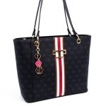 Silver & Polo -Black SP1176 Women's Shoulder Bag