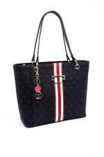 Silver & Polo -Black SP1176 Women's Shoulder Bag