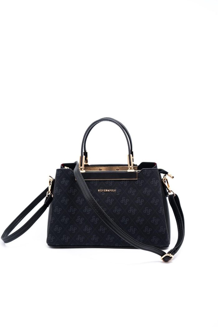 ⁦Silver & Polo Black SP913 Women's Handbag⁩ - الصورة ⁦4⁩