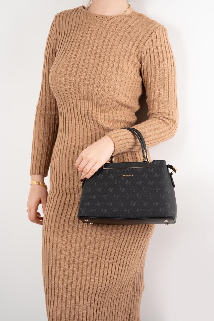 ⁦Silver & Polo Black SP913 Women's Handbag⁩ - الصورة ⁦1⁩