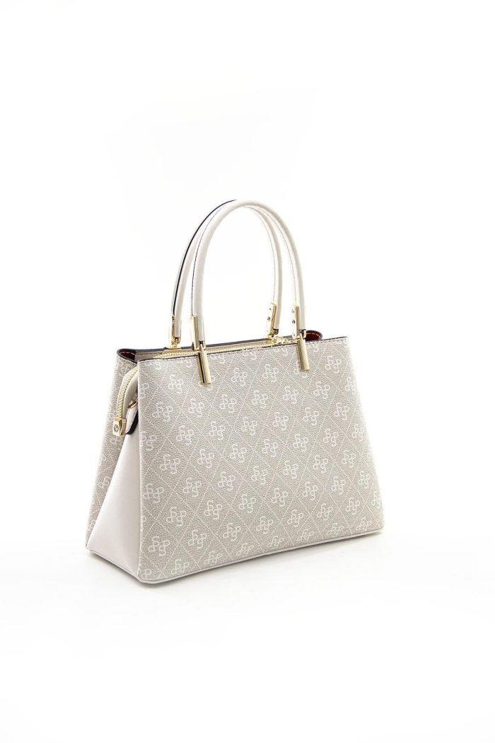 ⁦Silver&Polo -Stone-Bone SP1098 Women's Handbag⁩ - الصورة ⁦3⁩