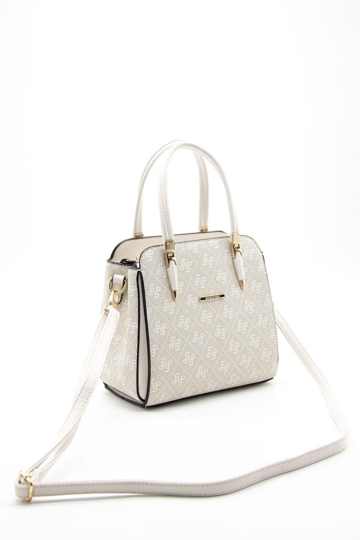 ⁦Silver & Polo Stone - Bone SP1136 Women's Handbag⁩ - الصورة ⁦2⁩
