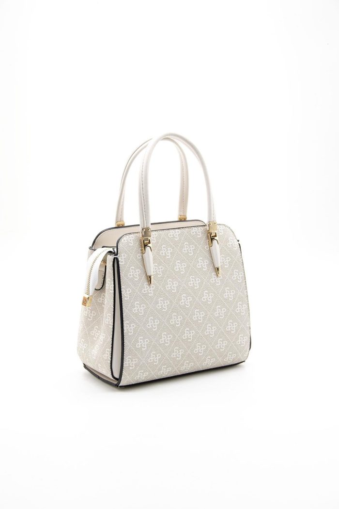 ⁦Silver & Polo Stone - Bone SP1136 Women's Handbag⁩ - الصورة ⁦4⁩
