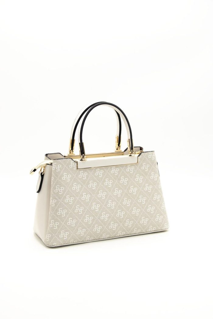⁦Silver&Polo Stone - Bone SP913 Women's Handbag⁩ - الصورة ⁦2⁩