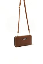 ⁦Silver & Polo Beige - Taba SP1138 Women's Phone Bag with Wallet and Strap⁩ - الصورة ⁦3⁩