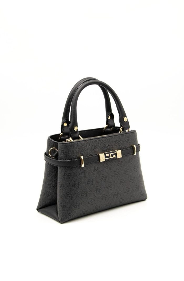 ⁦Silver & Polo Black - Black SP1149 Women's Handbag⁩ - الصورة ⁦1⁩