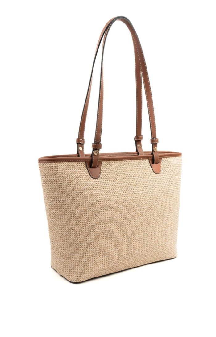 ⁦Silver & Polo Beige - Tan SP1204 Women's Shoulder Bag⁩ - الصورة ⁦2⁩