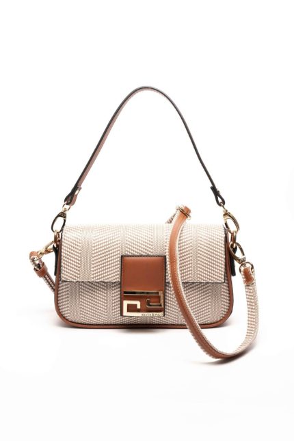 Silver & Polo -Beige SP1179 Women's Shoulder Bag