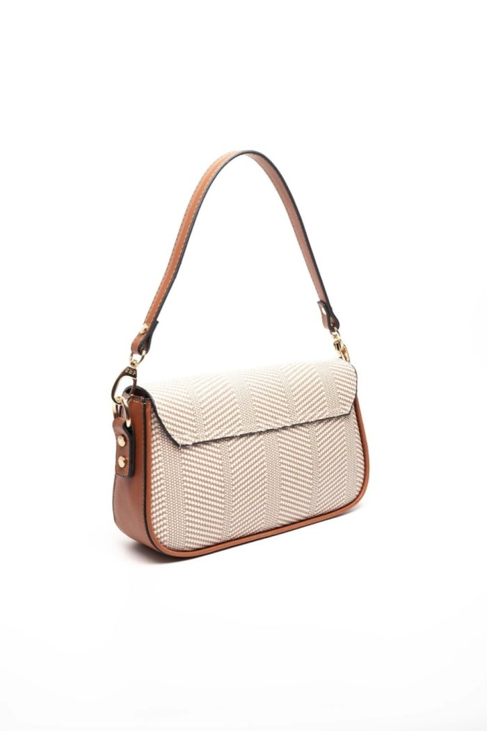 ⁦Silver & Polo -Beige SP1179 Women's Shoulder Bag⁩ - الصورة ⁦2⁩